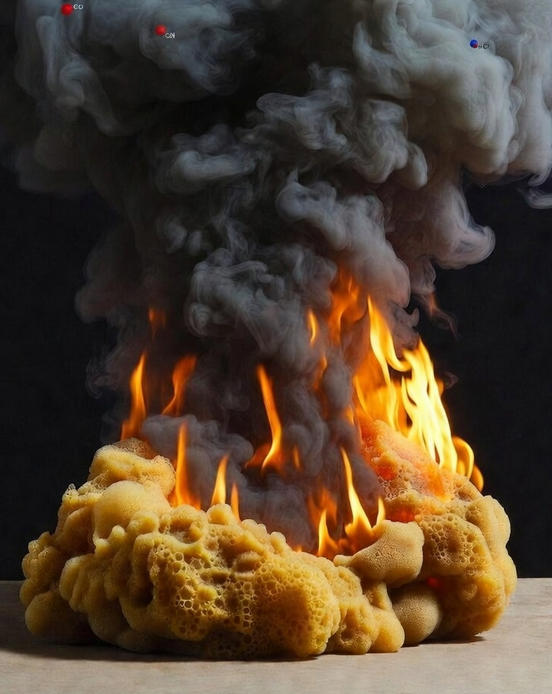 горење на полиуретанска пена (ПУР пена)